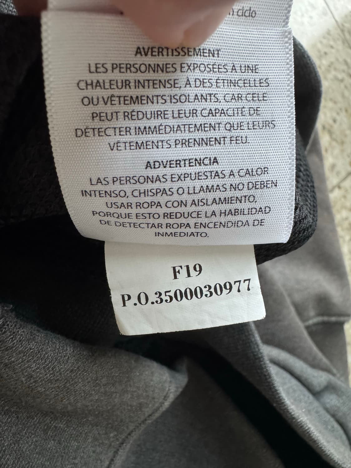 carhartt 칼하트 써멀 차콜 그레이 후드 집업 M 상품이미지6