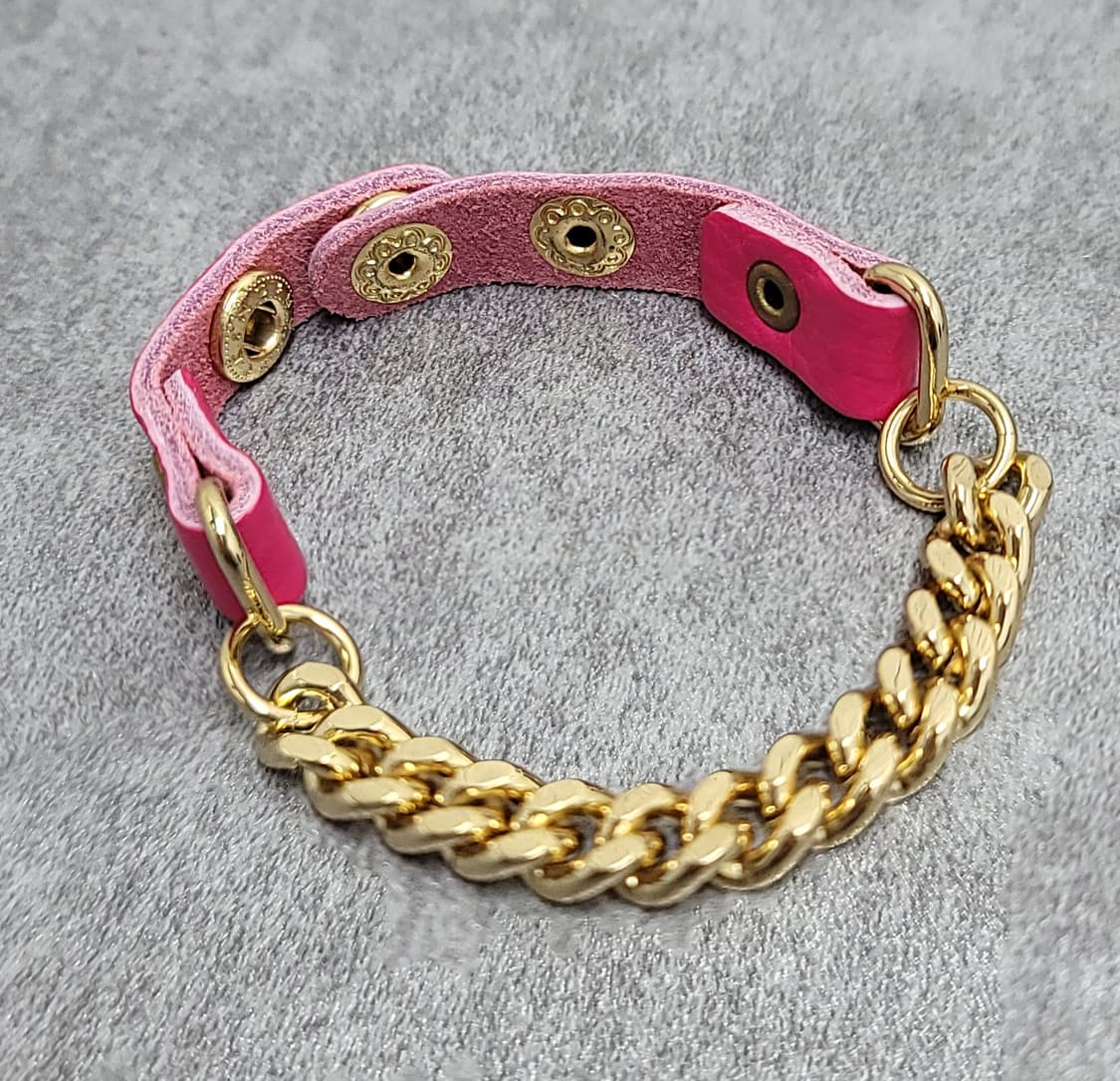 chain leather bracelet  상품이미지4