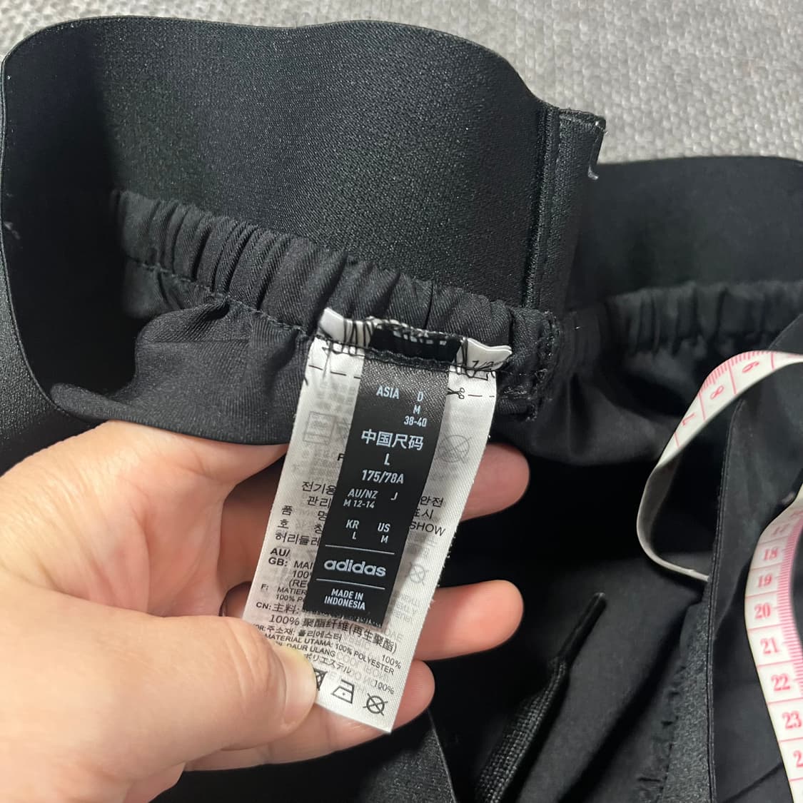 아디다스 삼선 반바지 블랙 L 상품이미지2