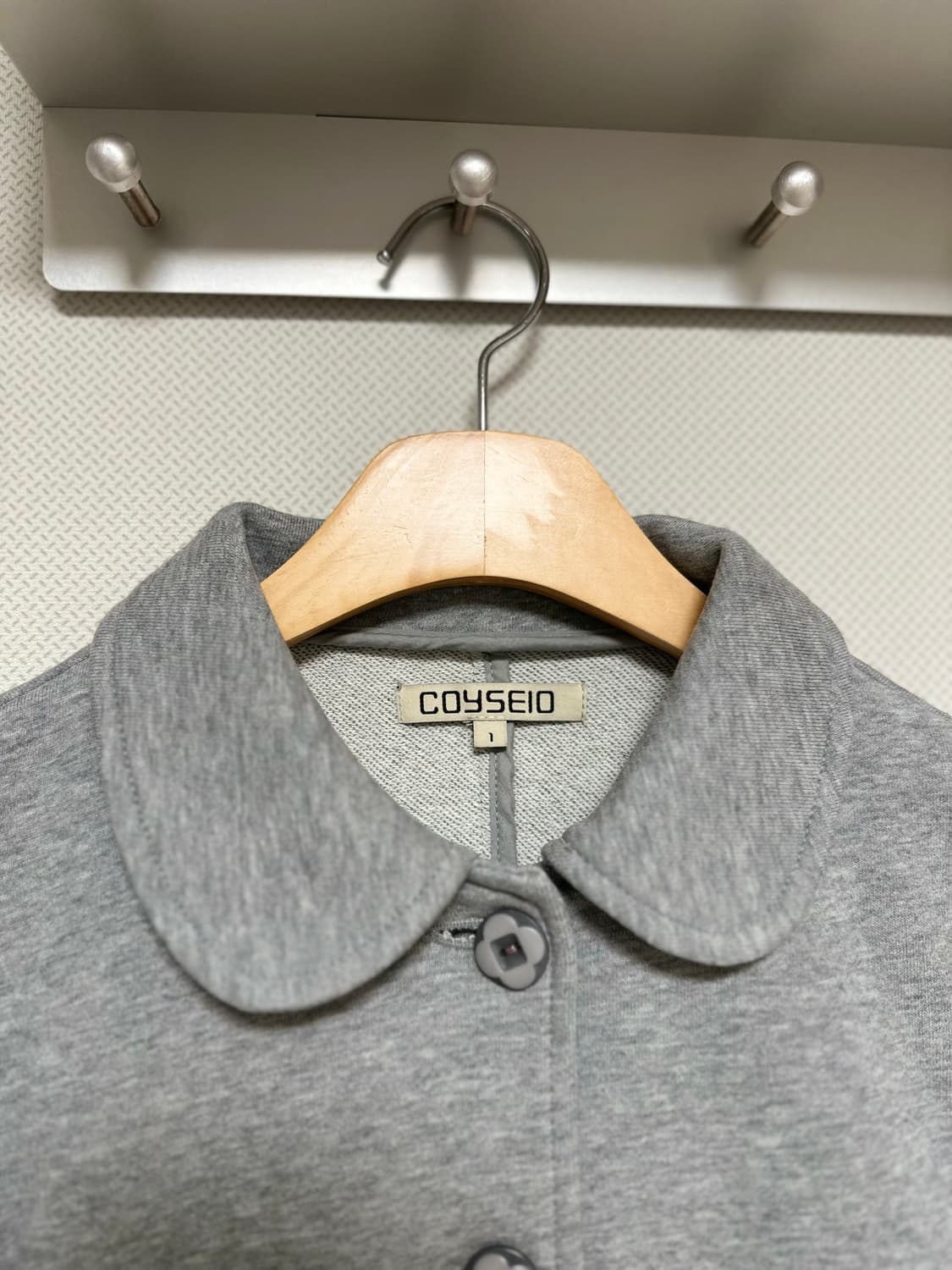 코이세이오 코지 스웻 멜란지 그레이 셋업  상품이미지2