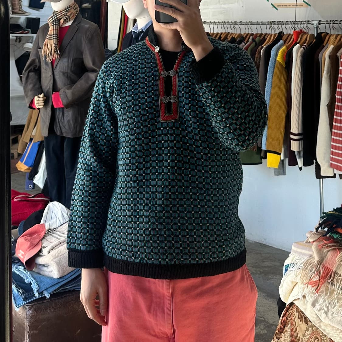 (착용컷) 노르웨이 울 스웨터 (남성용 98) 상품이미지4