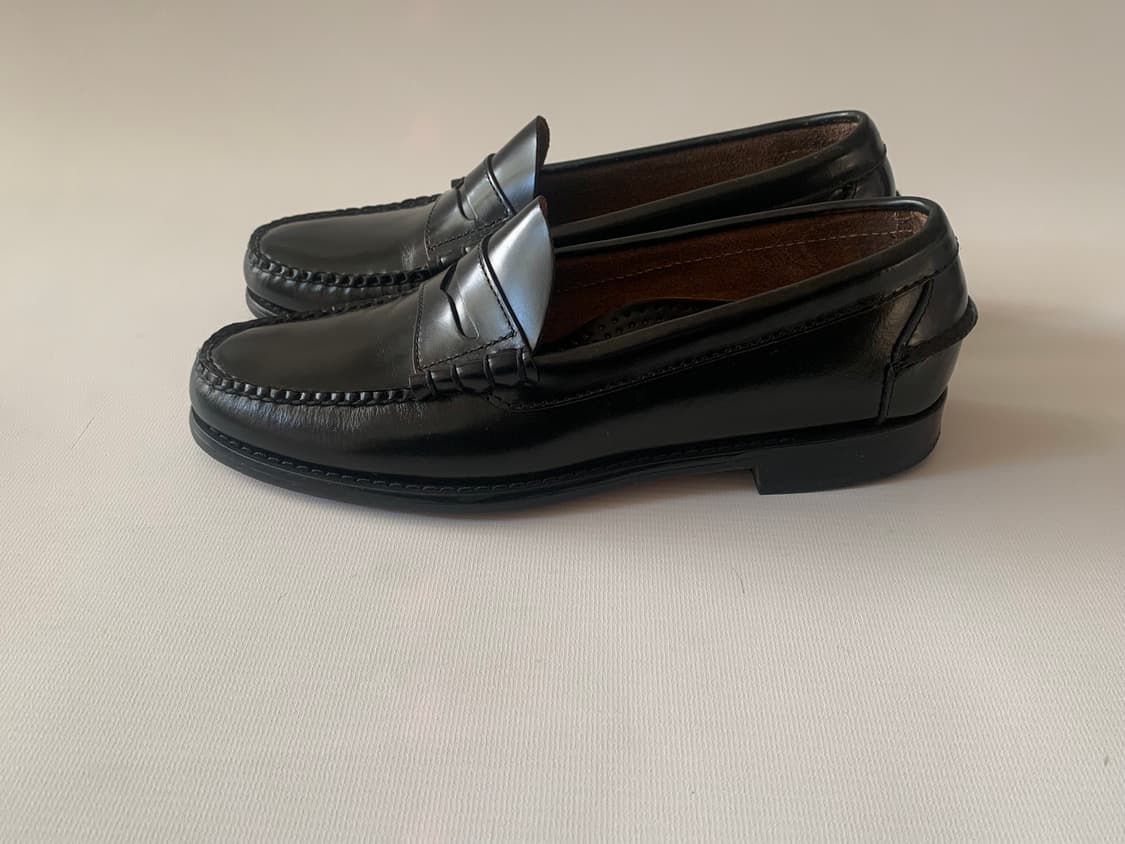 엘엘빈 L.L.Bean 블랙 소가죽 페니 로퍼 260 하루타 상품이미지3