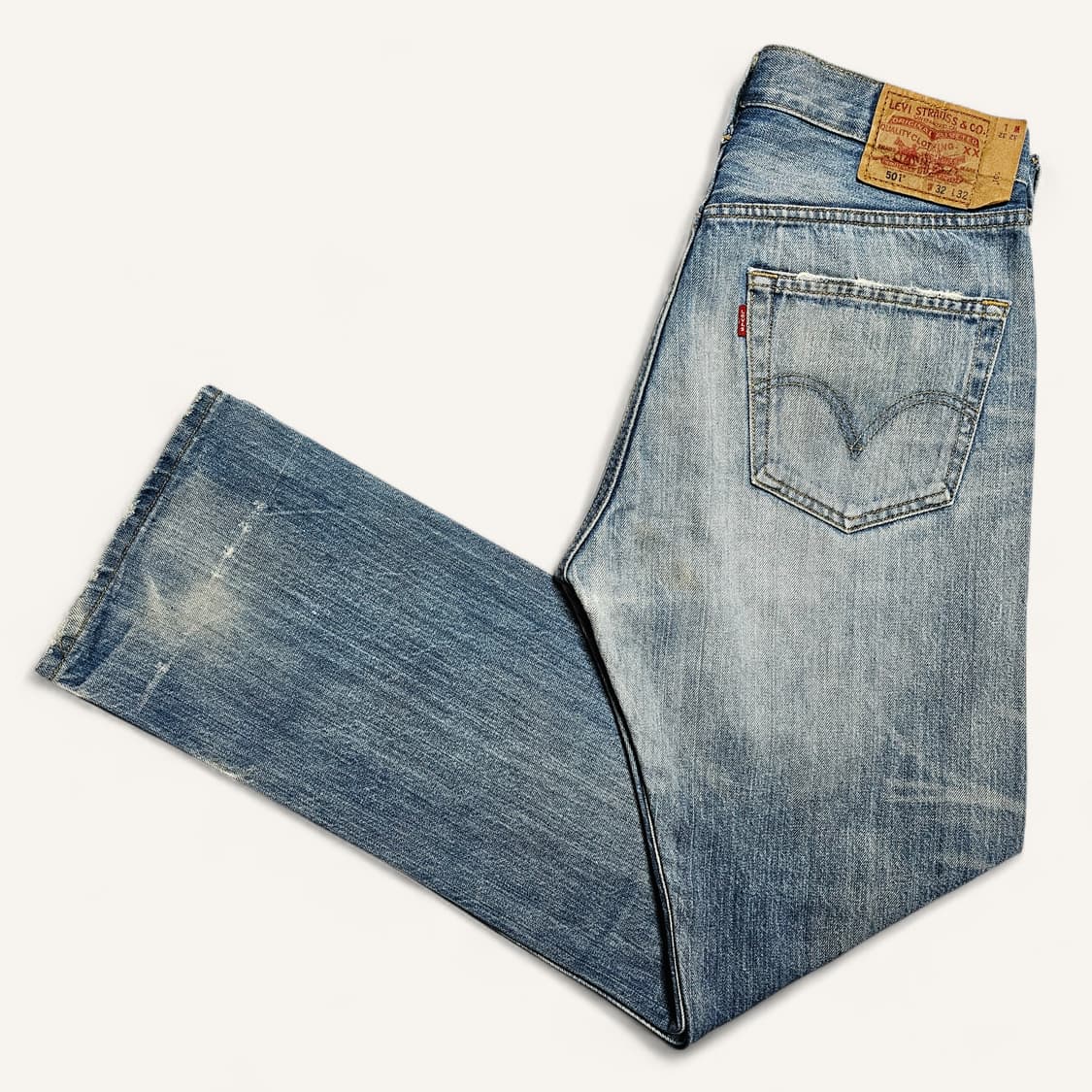 [32X32][리바이스]00's 501®오리지널핏 유즈드 페이딩 데님 상품이미지3