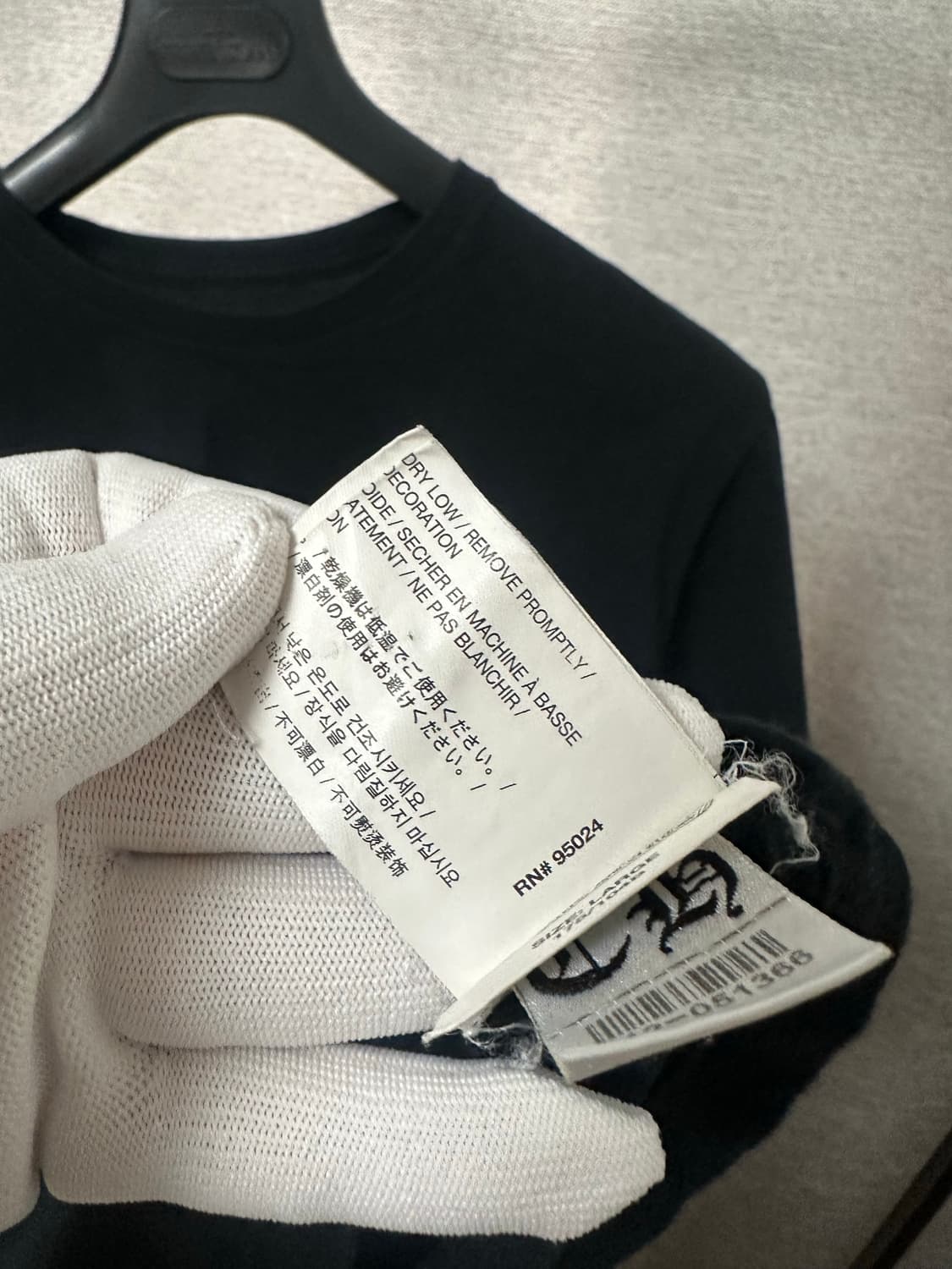 크롬하츠 플레어로고 반팔 블랙 (L) 상품이미지8