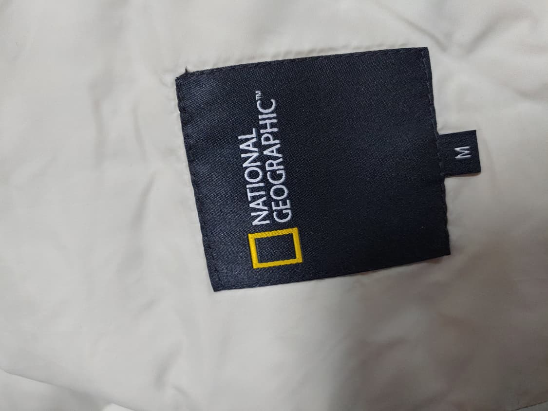 내셔널지오그래픽 패딩 조끼 아이보리 여성M 상품이미지3