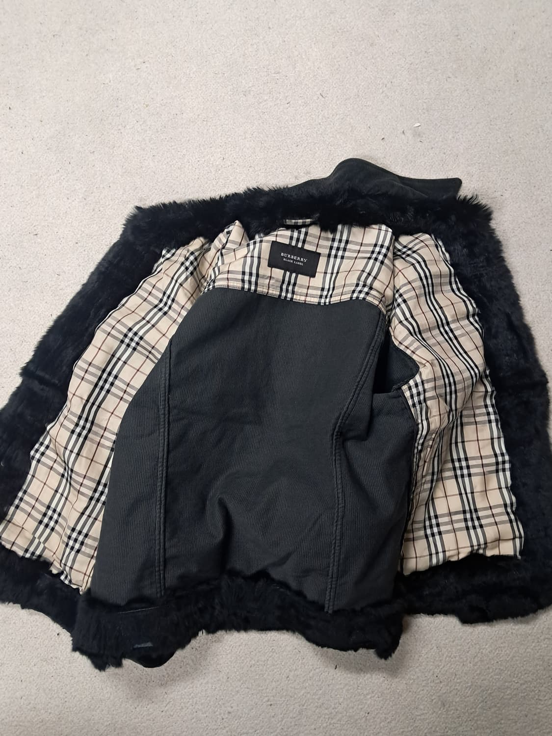 버버리블랙라벨 코듀로이 자켓 상품이미지3