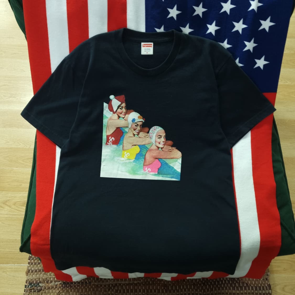 Supreme 슈프림 스위머즈 반팔 티셔츠 18SS 상품이미지1