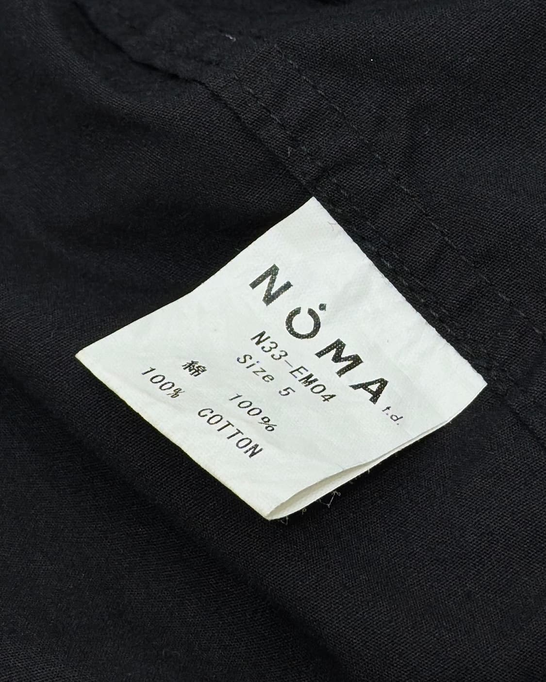 NOMA 노마 버닝 자수 셔츠 상품이미지6