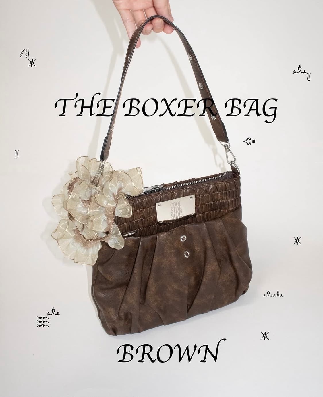 쿨 사이드 옵더 필로우 the boxer bag brown 상품이미지1