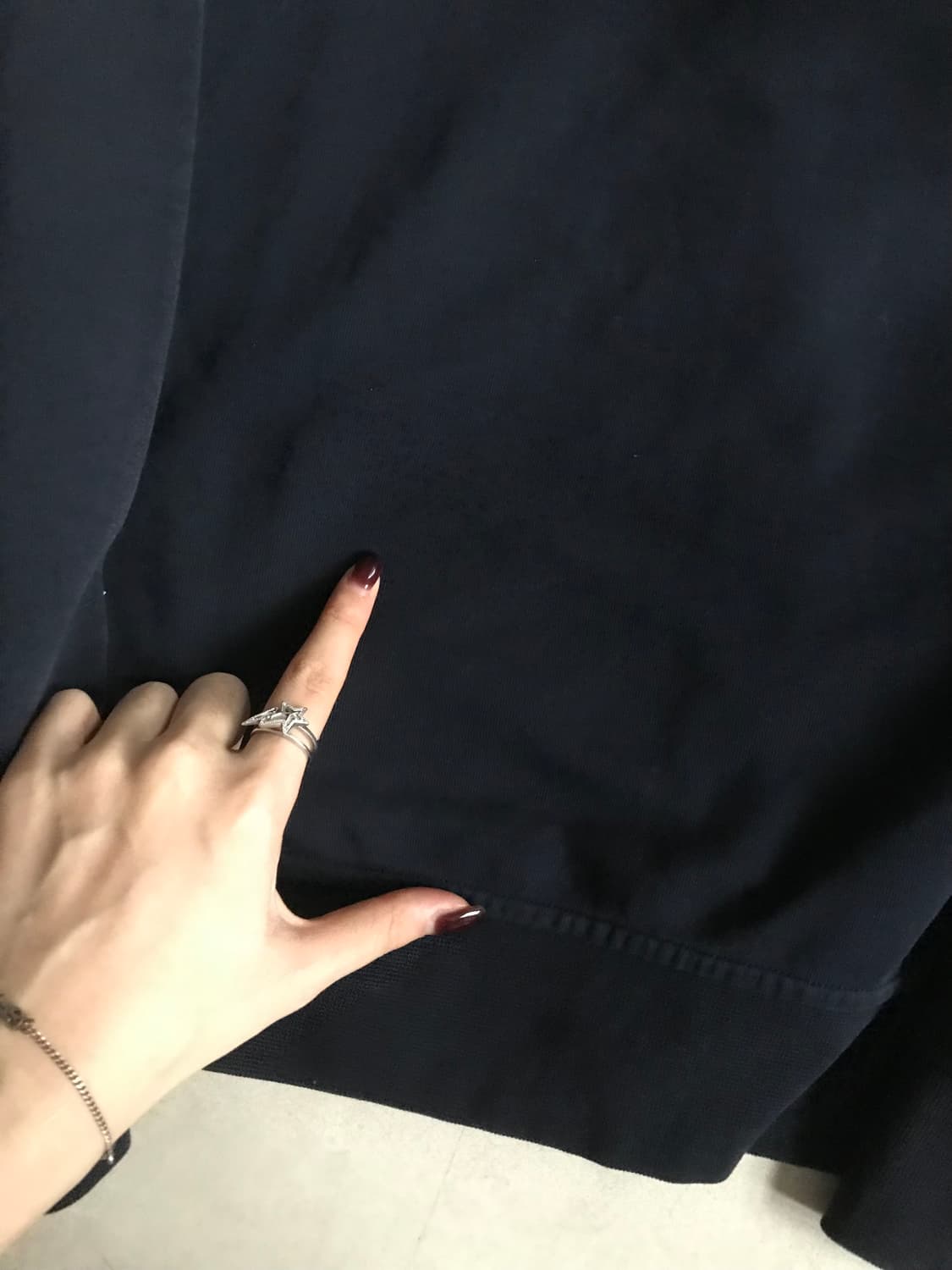 폴로 네이비 화이트포니 후드집업 상품이미지7