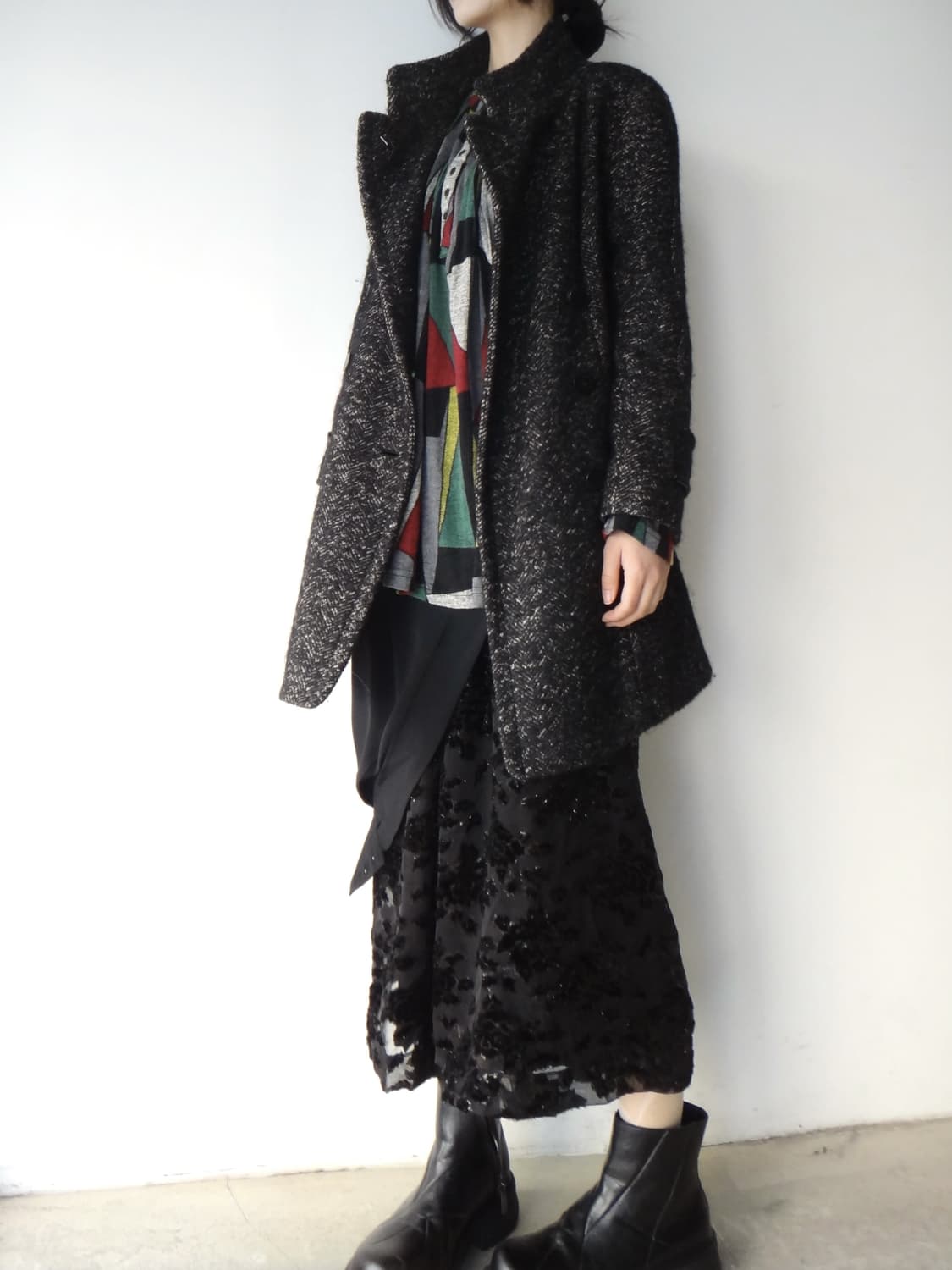 Picaso color knit / red & yellow & black 상품이미지7