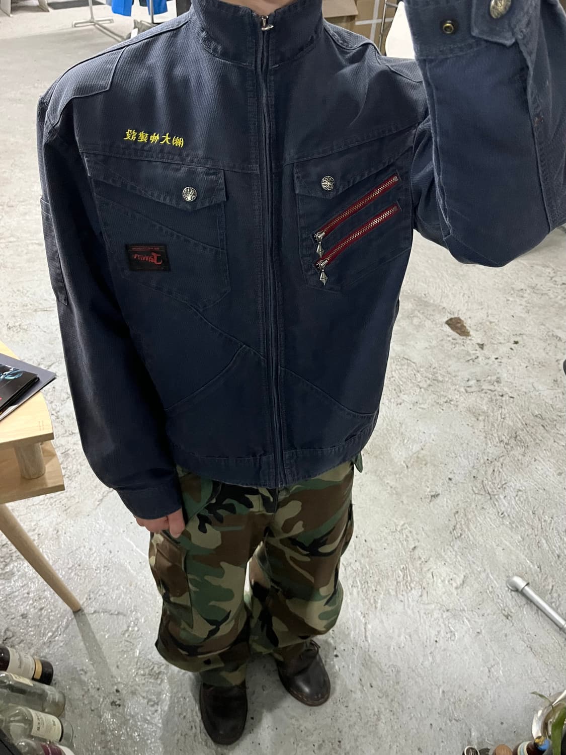 Jawin faded work jacket 상품이미지4