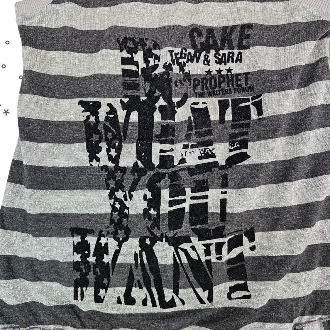 D.DAY 스트라이프 글리터 슬리브리스 상품이미지2