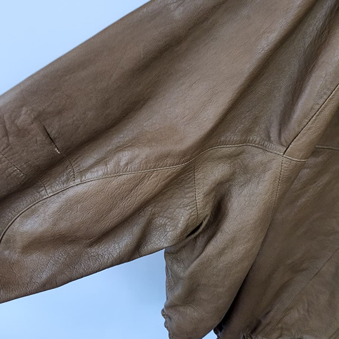 로보 후드 가죽 자켓 상품이미지5