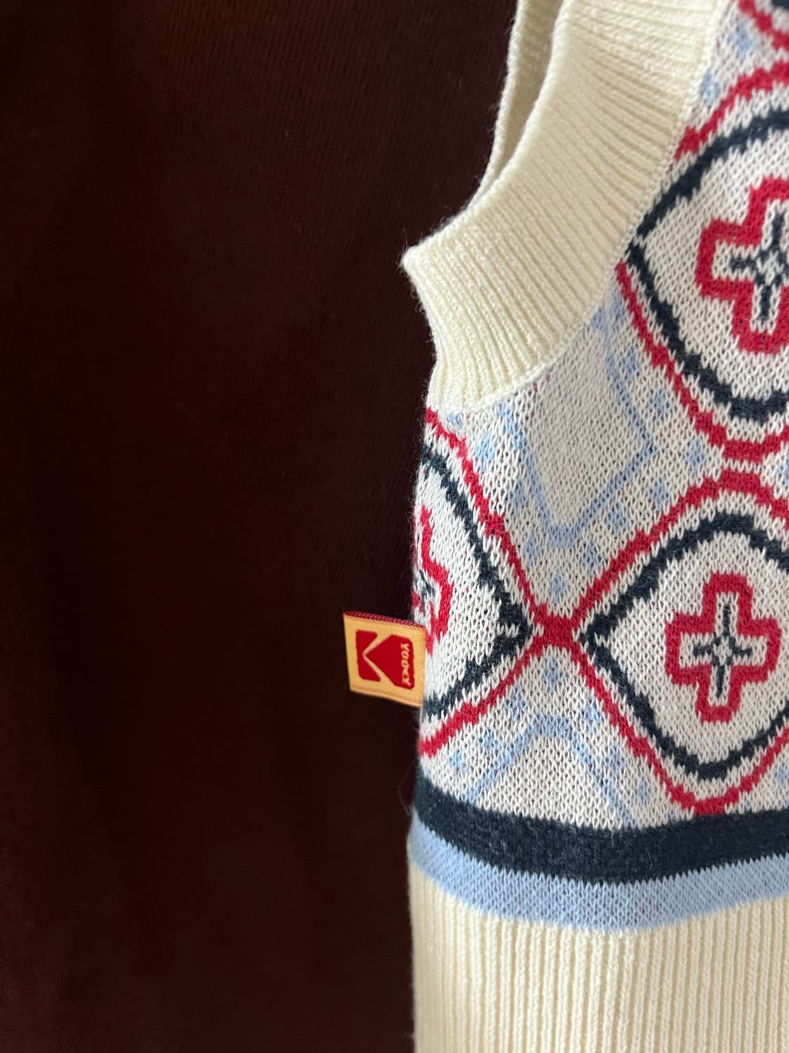 kodak 코닥패턴니트베스트 상품이미지6