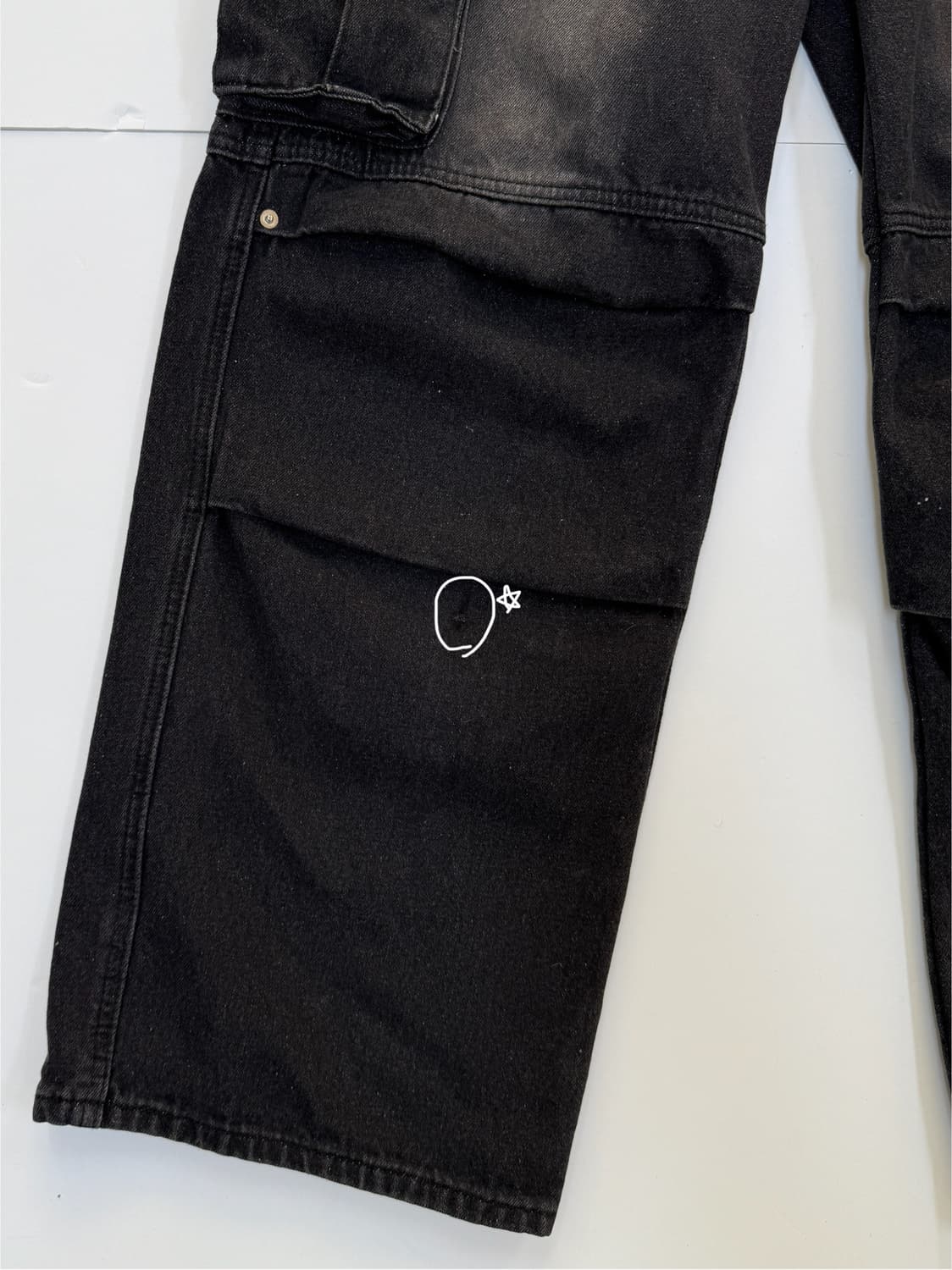 트릴리온 워싱 블랙데님 팬츠 상품이미지3