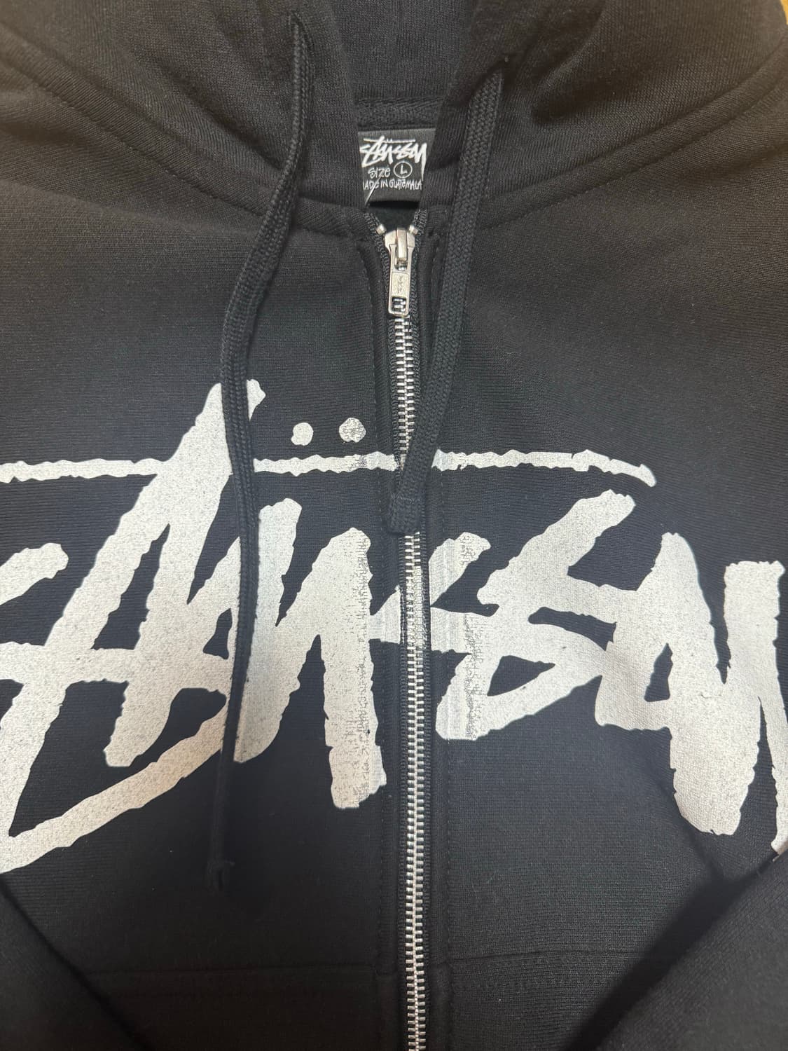 스투시 스탁 후드집업 L 상품이미지2