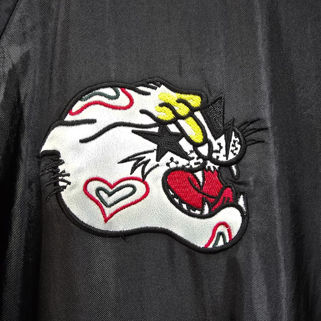 슈퍼콤마비(SUPER COMMA B) 자수 블루종 블랙 L 상품이미지4