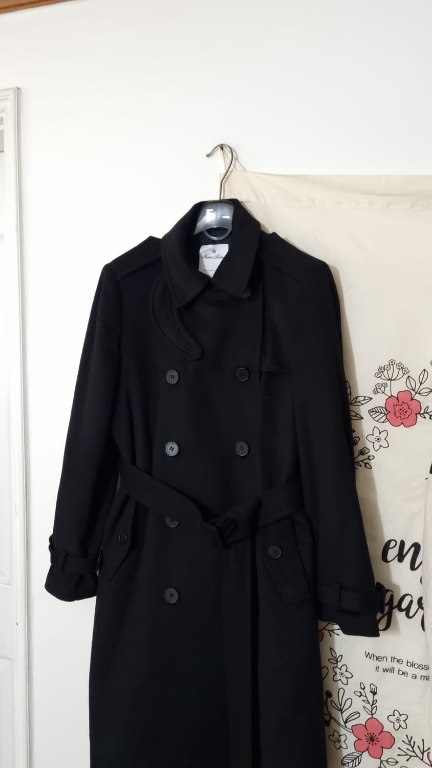 Brooks brothers 울, 실크 블랜디드 트렌치 코트 상품이미지2