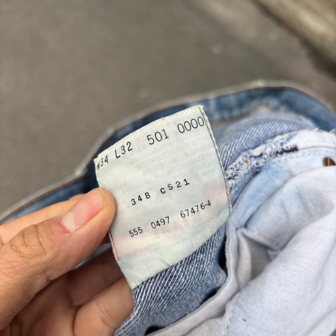 90년대 미국 리바이스 501  상품이미지10