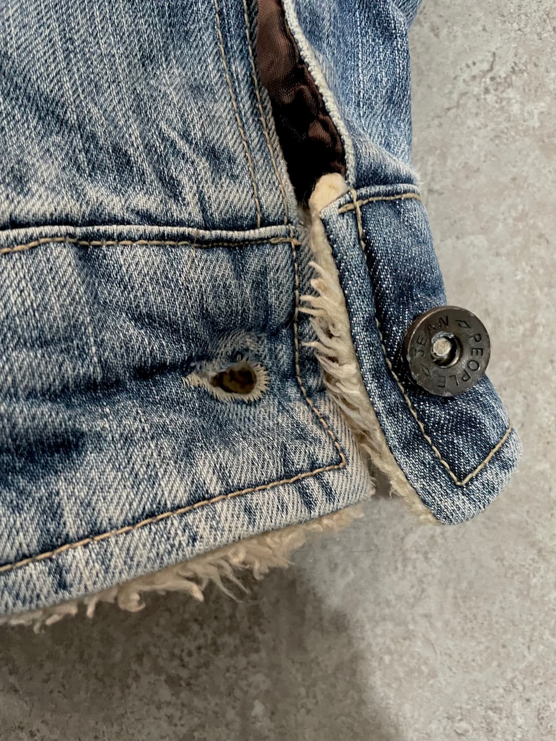 Jeune Raw Italia 웨스턴 데님자켓 상품이미지5