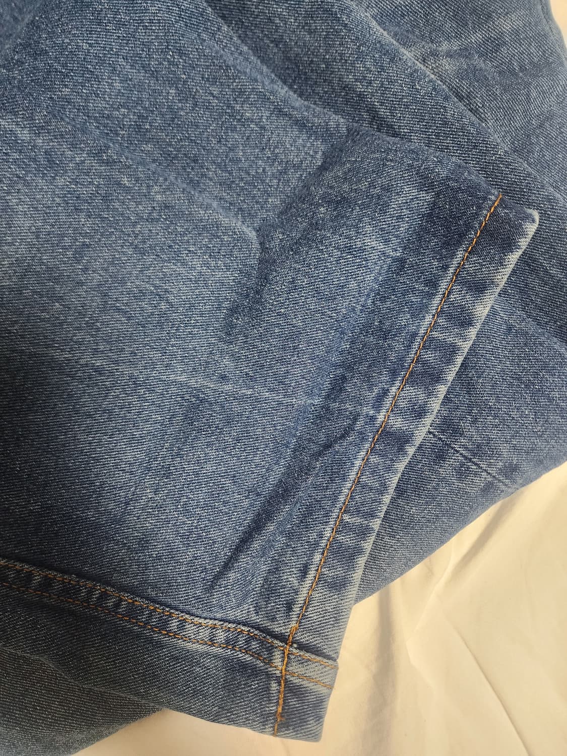 밀로 아카이브 커브드 팬츠 미드블루 m 상품이미지4