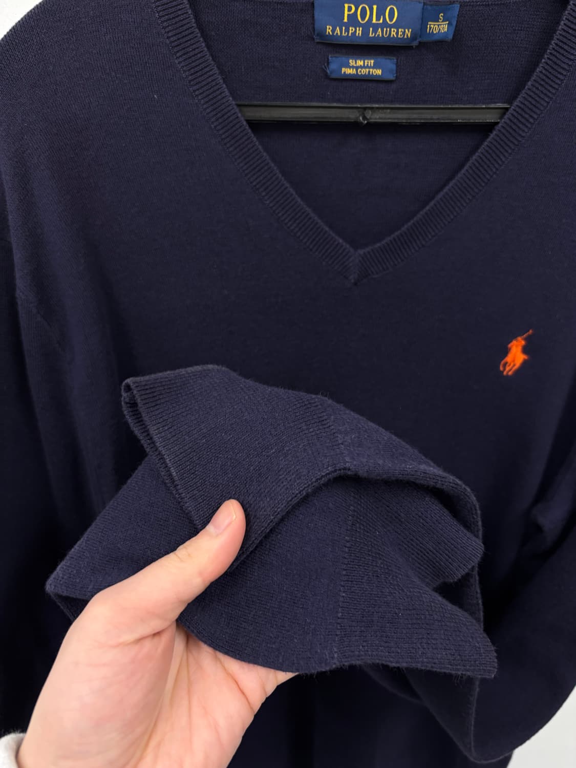 폴로랄프로렌 울 v넥 니트 상품이미지3