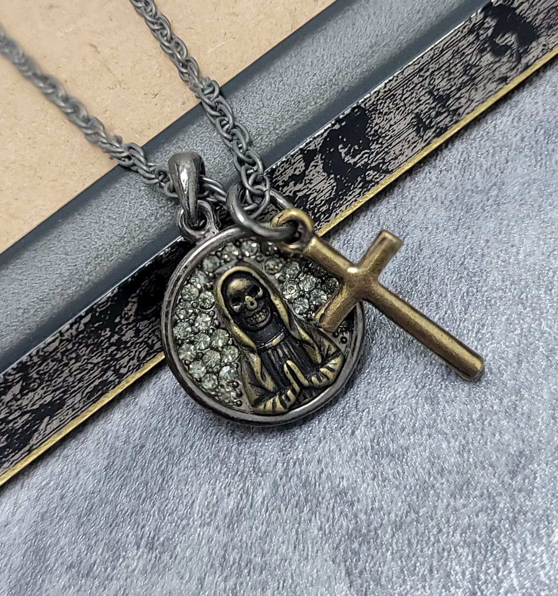 Cross Skull 빈티지목걸이 상품이미지1