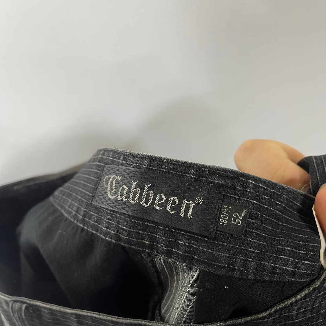 [Cabbeen] 빈티지 스트라이프 코튼 팬츠 상품이미지5