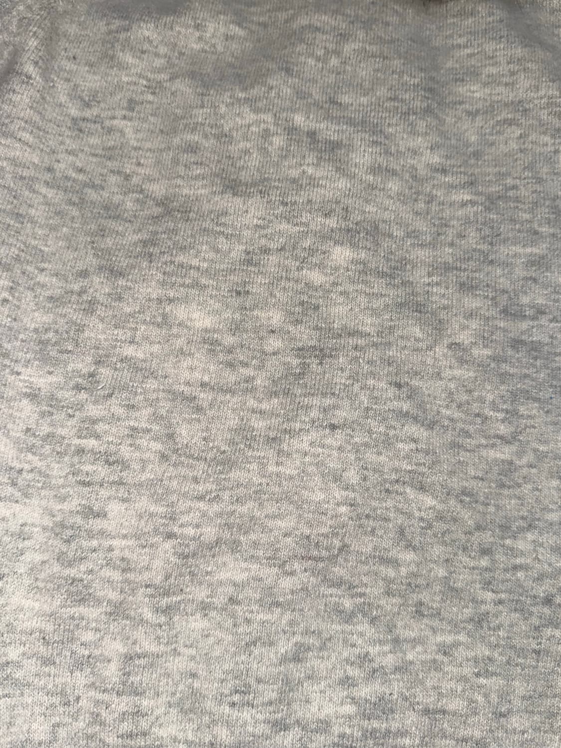 러블리 로걀 리본 퍼 그레이 니트 반팔 탑 빈티지 상품이미지2