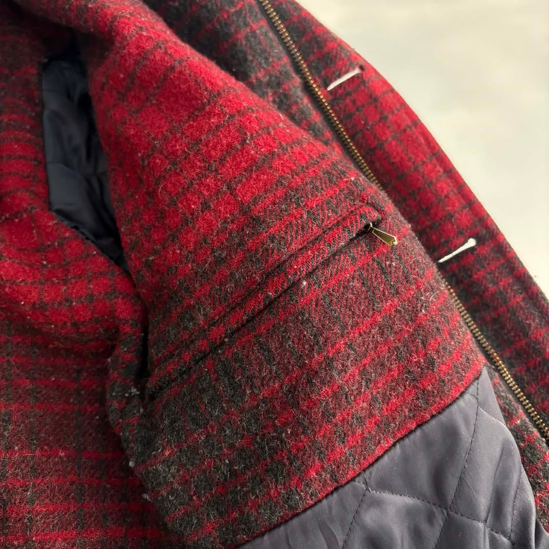 [S] 에디바우어 USA made. 헤비 울 헌팅 자켓 코트 상품이미지5