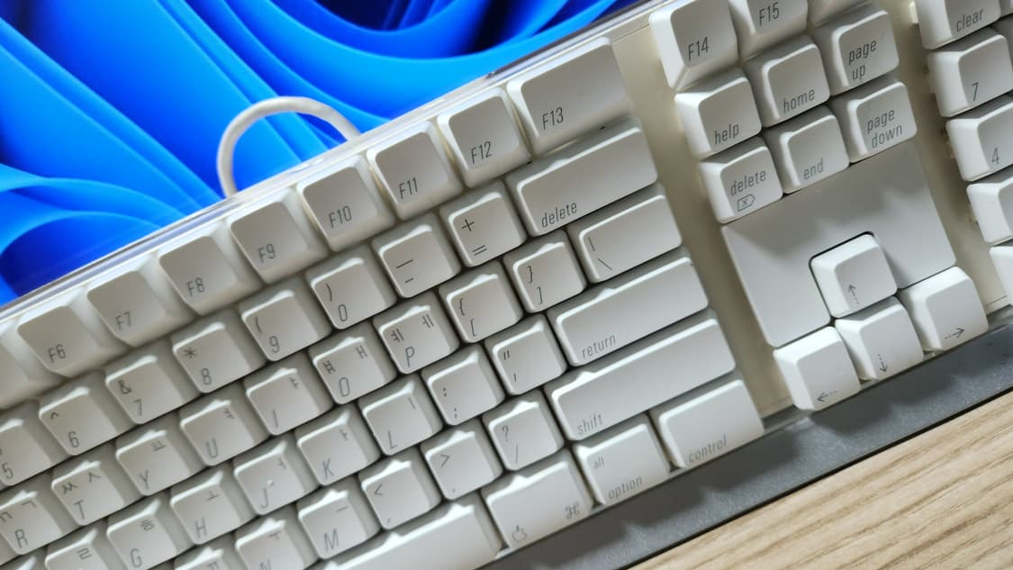 # APPLE 애플 G5 빈티지 풀배열 키보드 급처 / 레어키보드 상품이미지3