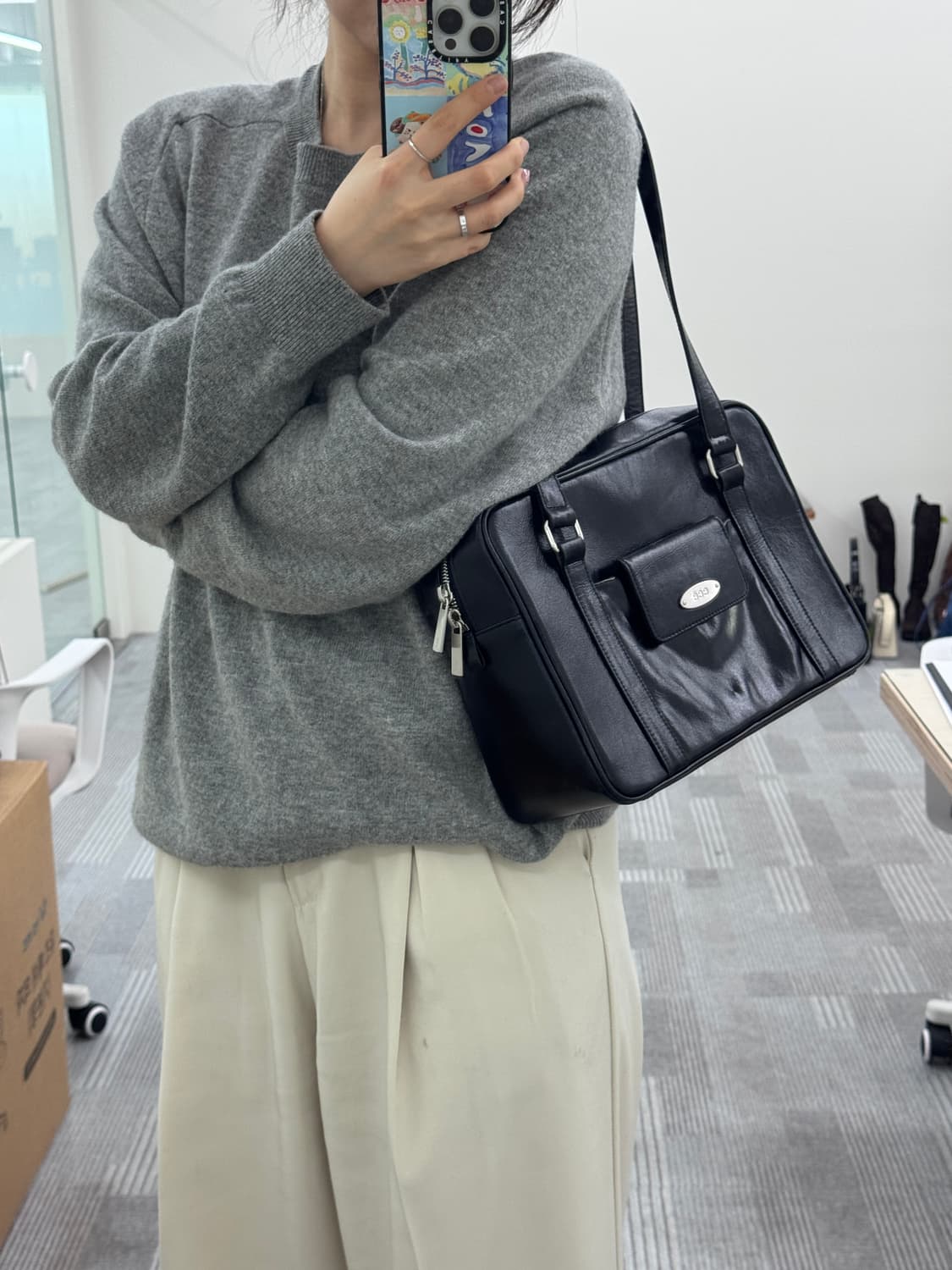 스퀘어 포켓 숄더백 상품이미지7