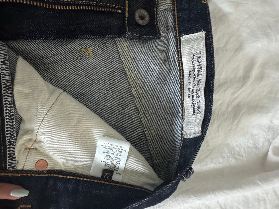 캐피탈 오카벨보 32 (14OZ DENIM 5P OKABELLBO) 상품이미지5