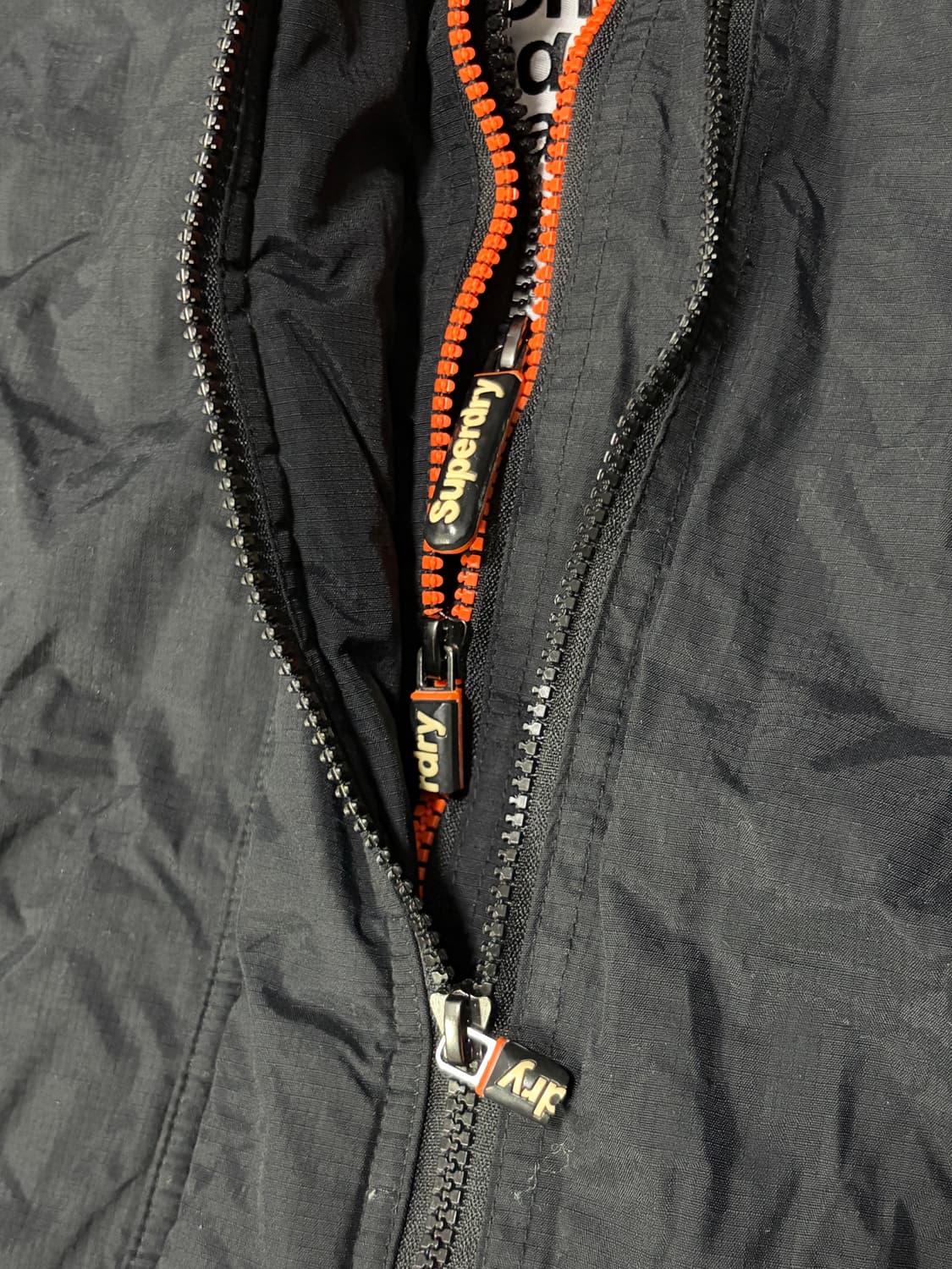 슈퍼드라이 더블 블랙라벨 바람막이 자켓(매장판) 상품이미지7