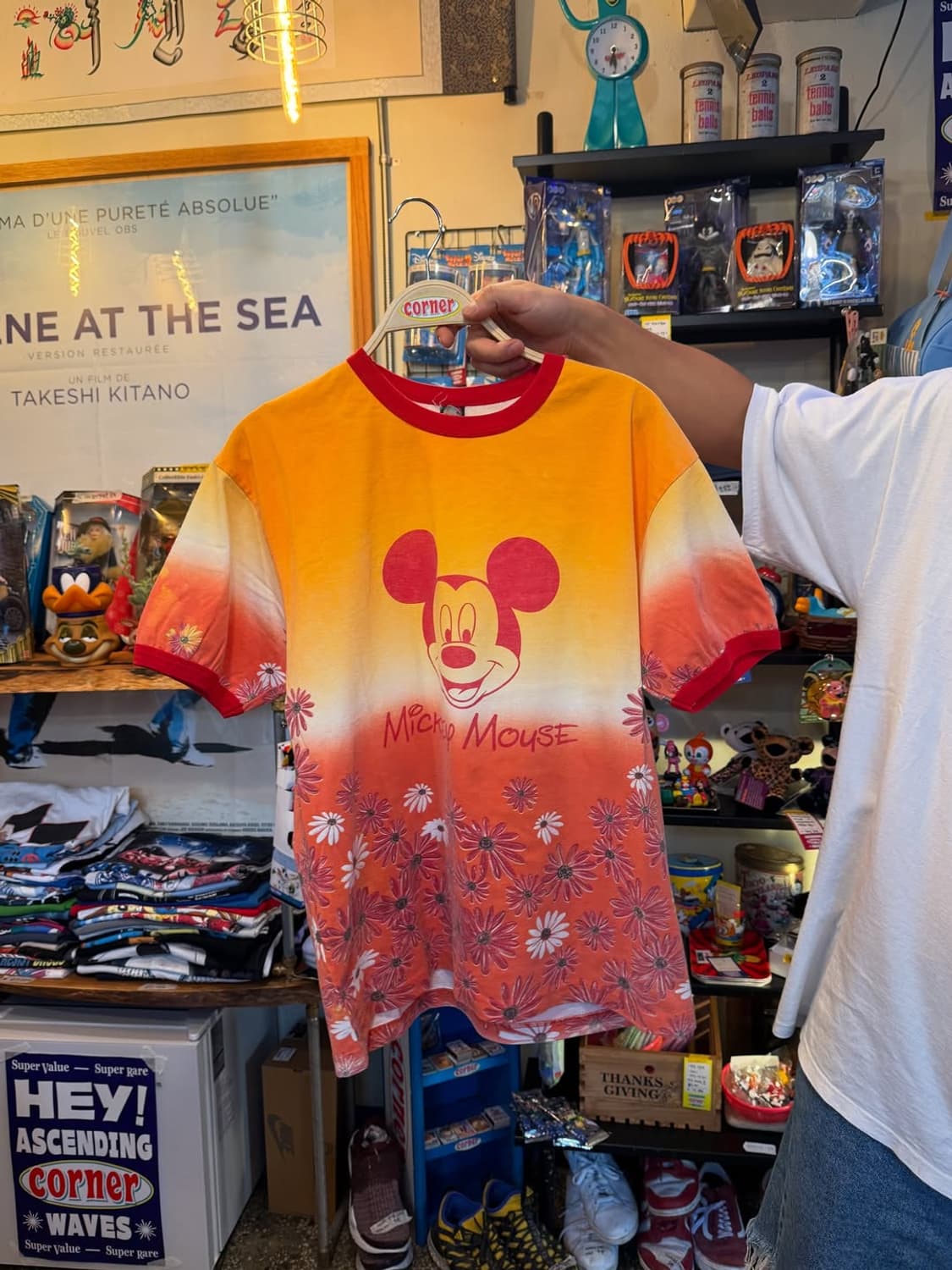 🌼🎉 MICKEY MOUSE 빈티지 플라워 티셔츠 🎉🌼 상품이미지1