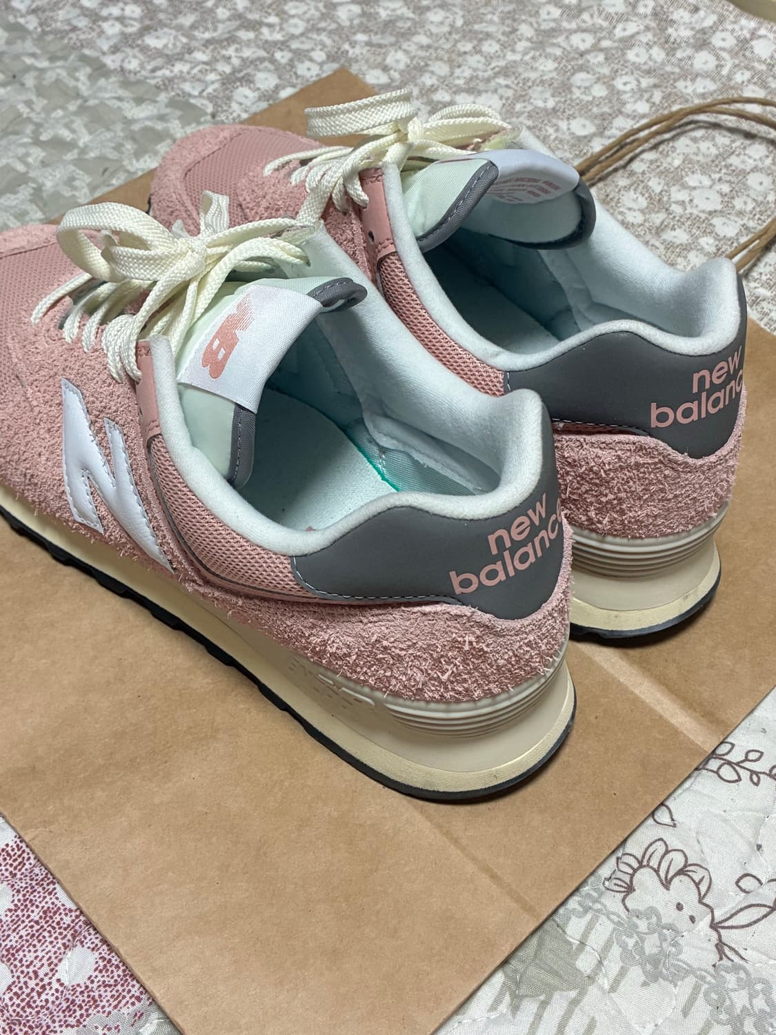 뉴발란스 574 헤리티지 멜로우 핑크 260사이즈 상품이미지5