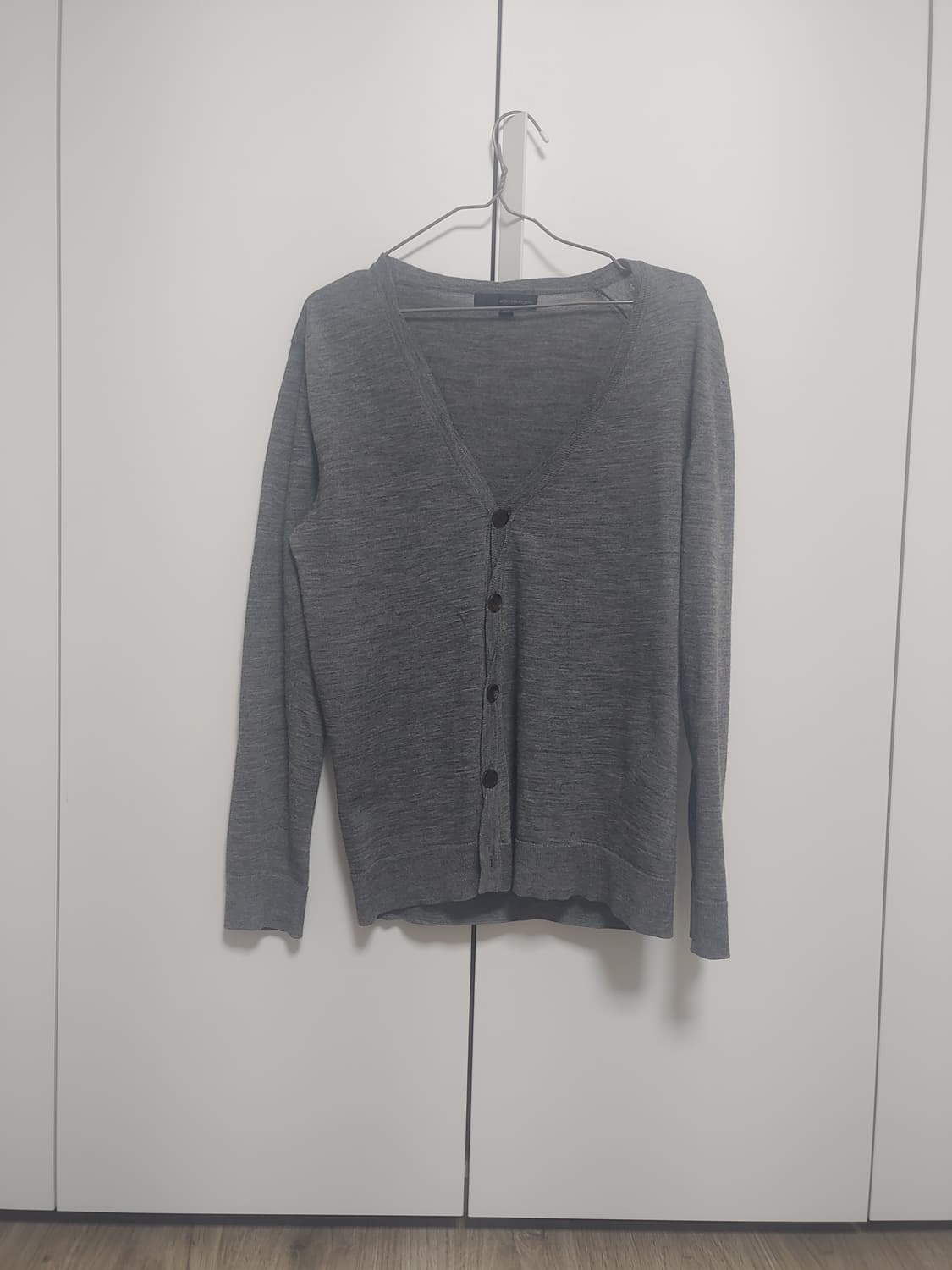 우영미  남성  얇은 브이넥  가디건-50사이즈 상품이미지2