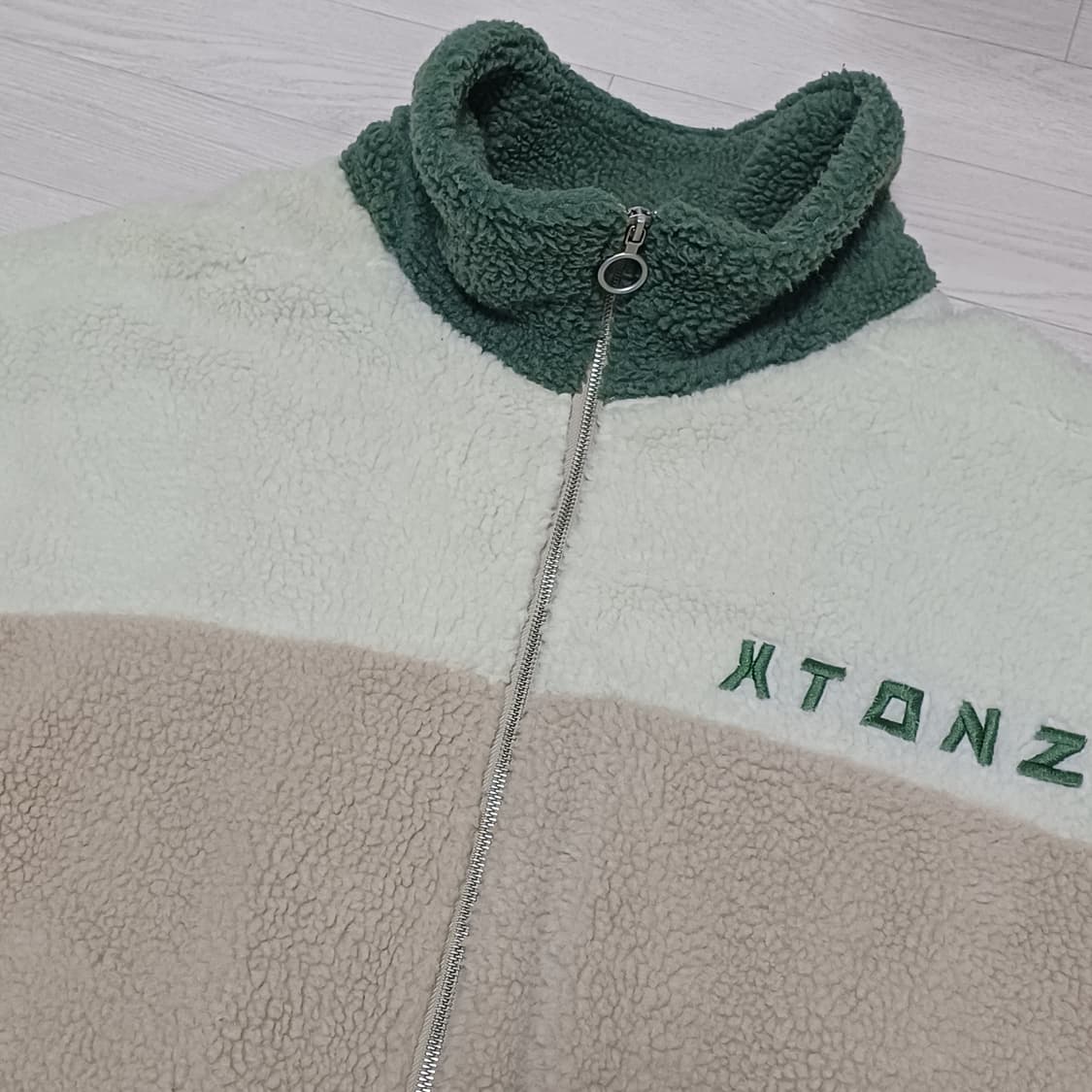 엑스톤즈 플리스 배색 후리스 상품이미지2