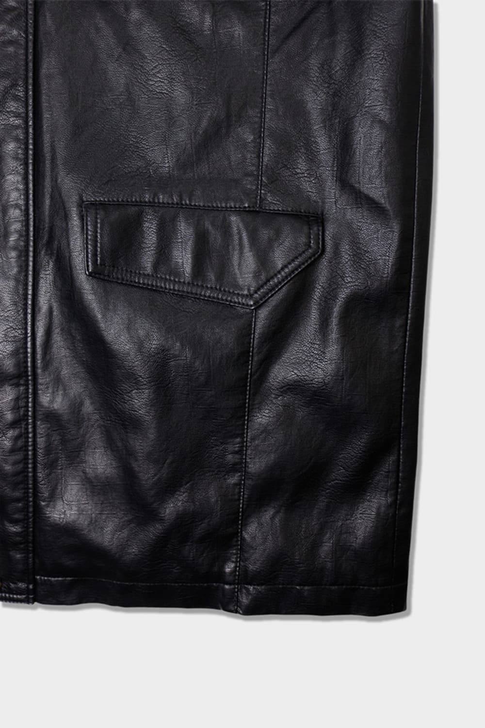애니타임로릭 레더 필드 자켓 블랙 L 상품이미지7