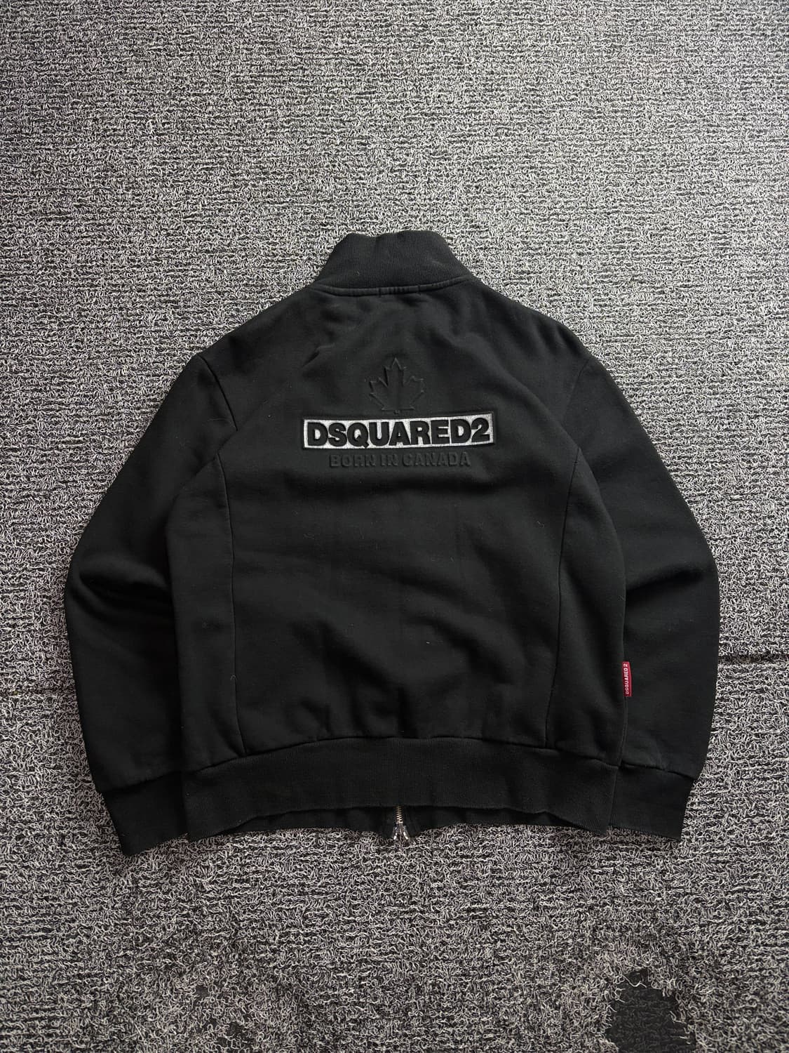 디스퀘어드 빅로고 올드스쿨 하이넥 스웻 집업 자켓 3150 상품이미지5