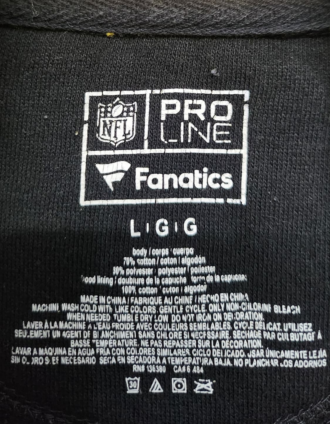 NFL 피츠버그 스틸러스 후드티 L 상품이미지3