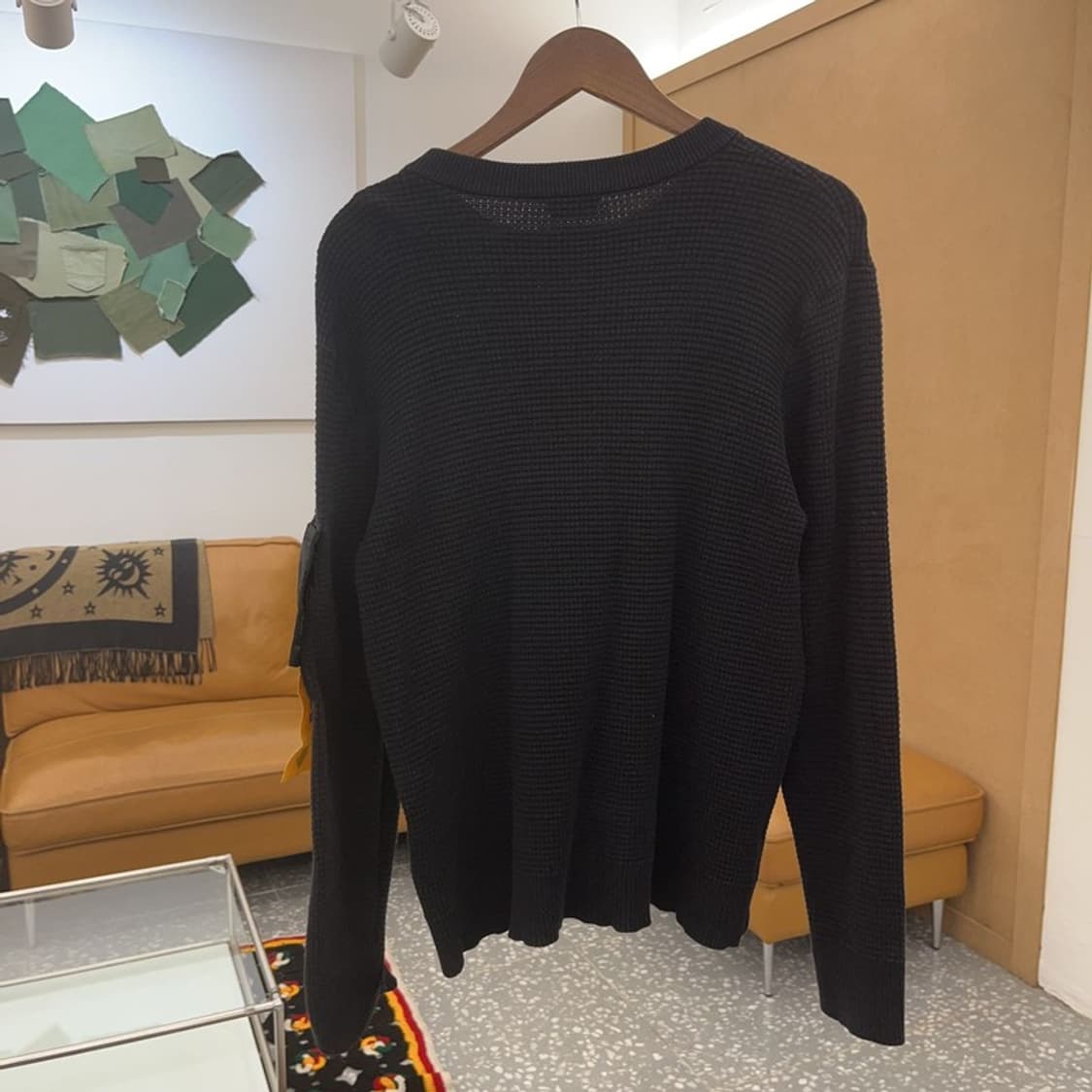 디젤 스트릿 힙합 포켓 스트랩 와플 니트 95 C06893 상품이미지4