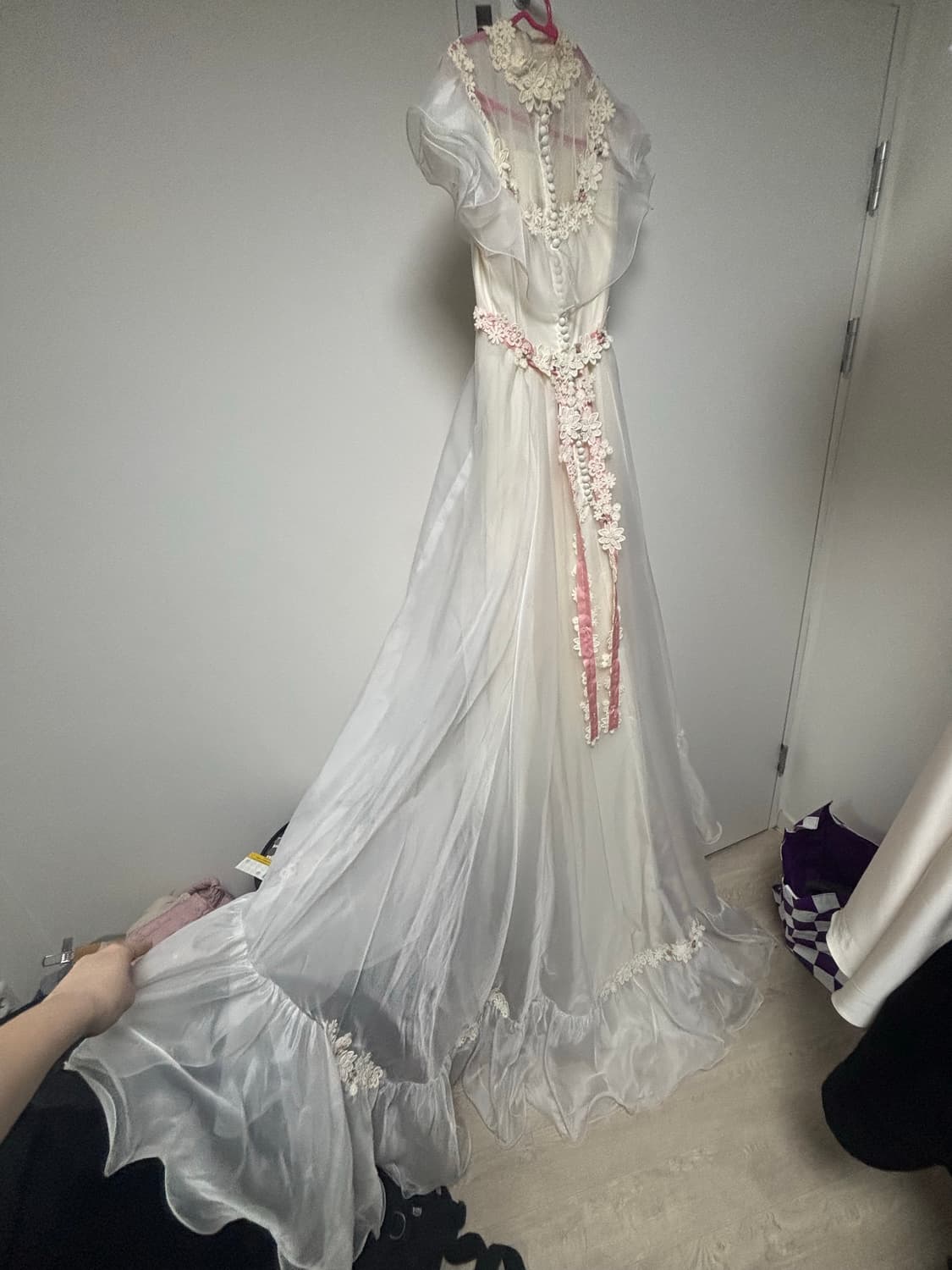 미국 빈티지 웨딩 드레스  상품이미지5