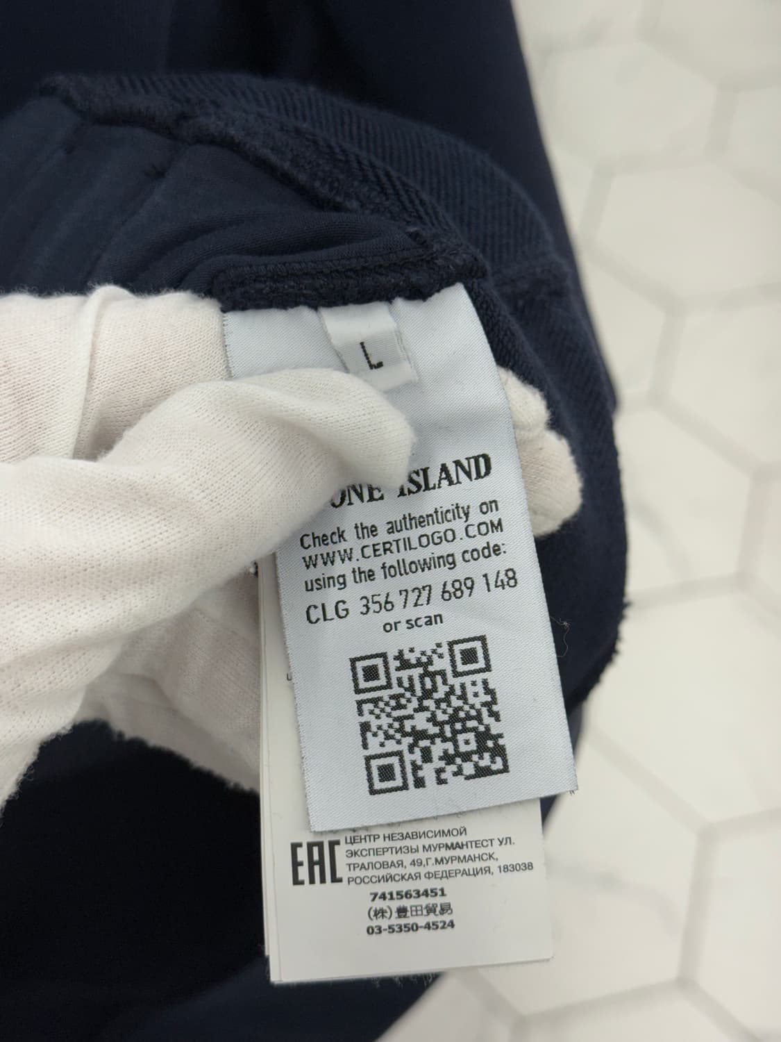 [L] 스톤아일랜드 지퍼 맨투맨 상품이미지5