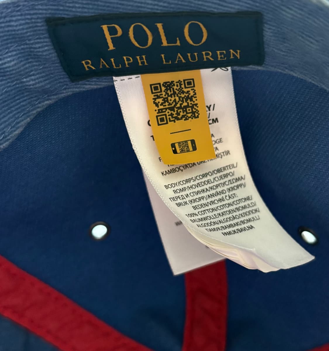 Polo 폴로랄프로렌 1967 코튼 치노 볼캡 상품이미지4