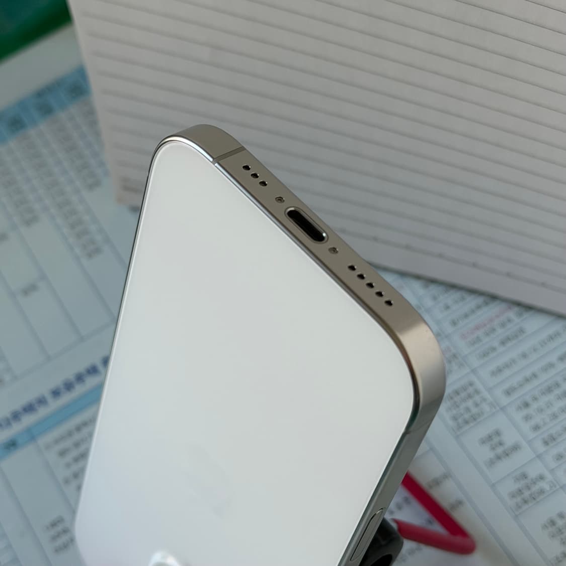 무료배송)배터리99% S급 아이폰 16 Pro 화이트 256GB 상품이미지7