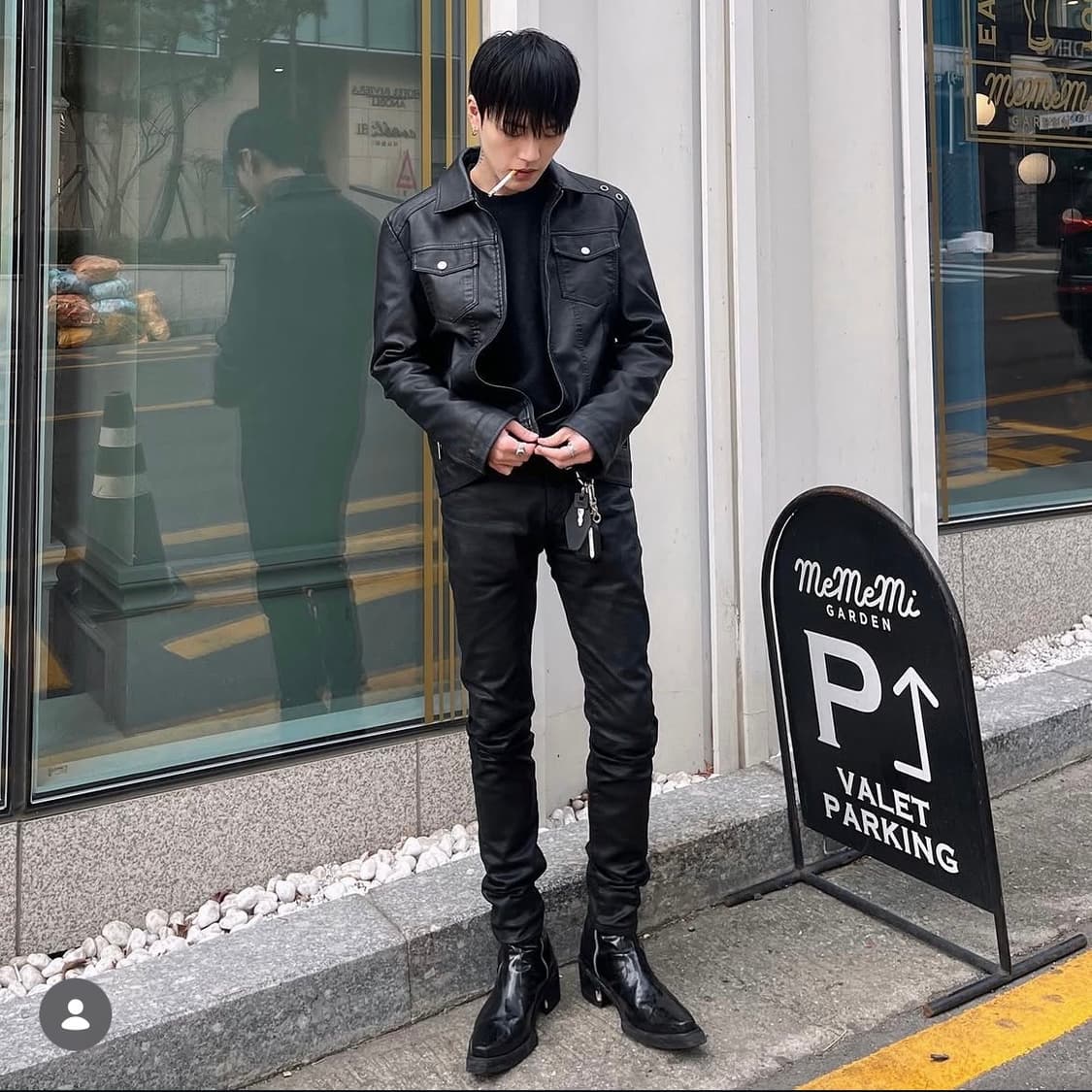 이테르노솜브라 레더자켓 상품이미지2