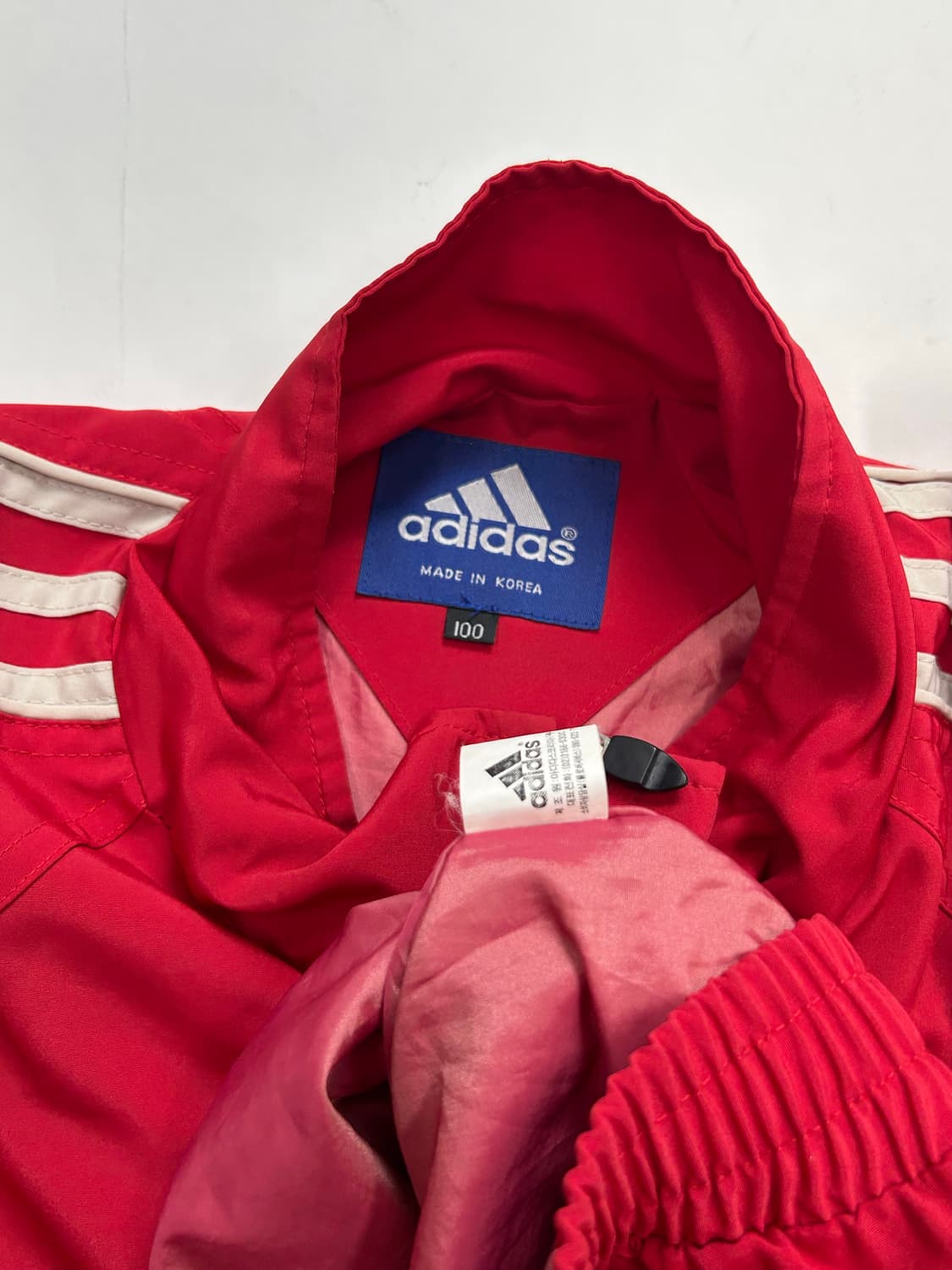아디다스 90s 올드스쿨 레드 바람막이 100 상품이미지6