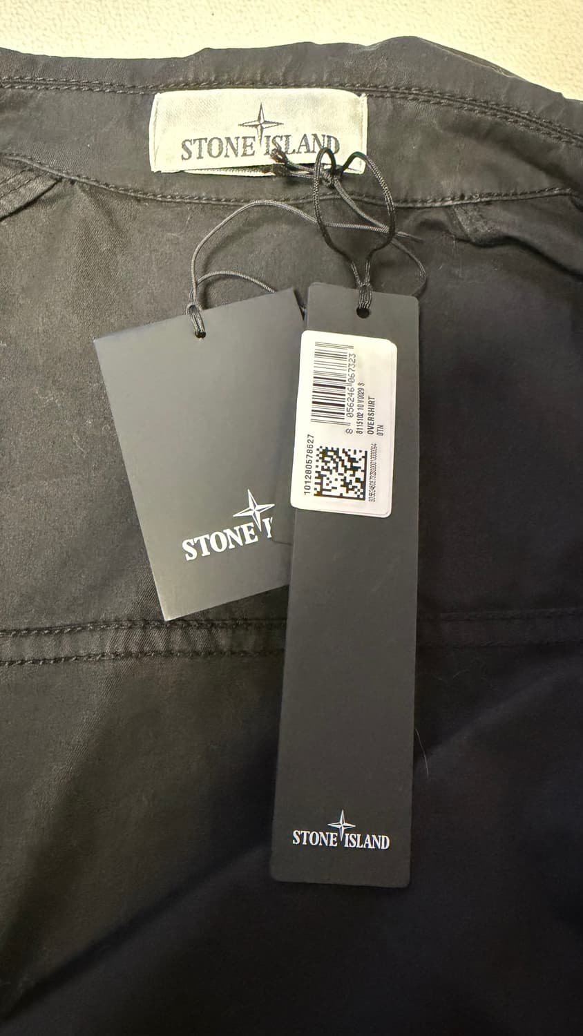 스톤아일랜드 오버셔츠 블랙 상품이미지3